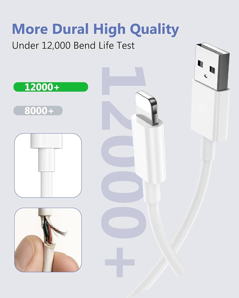 USB A to Lightning cable