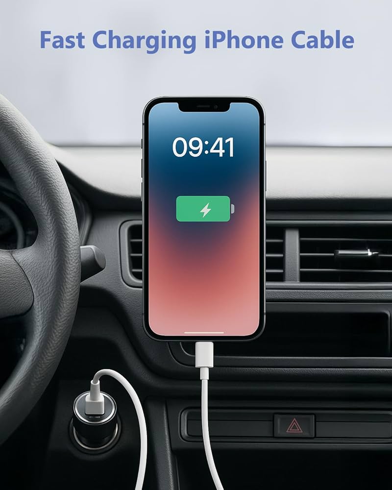 USB A to Lightning cable